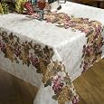 Benson Mills Merlot Clusters Printed Fabric Tablecloth, 52-Inch-by-70-Inch