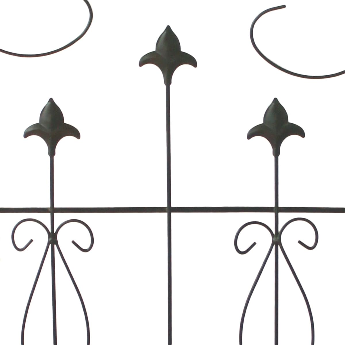 Amagabeli 60" x 18" Rustproof Black Iron Garden Trellis for Climbing