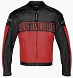 ALPINESTARS ONE-O-ONE LEATHER JACKET BLACK/RED XL 31026513XL