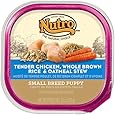 The Nutro Company Small Breed Puppy Food with Chicken, Oatmeal and Whole Brown Rice Recipe, 3.5-Ounce, Pack of 24