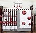 Sweet Jojo Designs 2-Piece Red and White Polka Dot Ladybug Window Treatment Panels