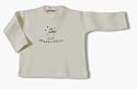 Sckoon Organic Cotton Baby T-Shirts Natural - Size 2-4 Months