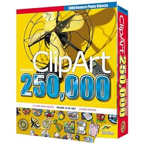250,000 Clip Art Plus 3,000 Designer Photo by Global Star Software