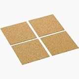 The Board Dudes, Inc. 72 Light Cork Tiles 6 by 6