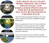 The Mega How To Earn Extra Money, Marketing and Success Principles for Scar Remover On-line Biz Package (3 CDs)