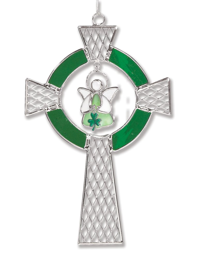 Amazon.com : Irish Celtic Cross Stained Glass Suncatcher Ornament ... Amazon.com : Irish Celtic Cross Stained Glass Suncatcher Ornament ...
