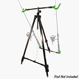 Weston Freestyle Tri-Pod Dual Rod Holder - Silver/ Black