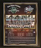 1998 San Diego Padres Major League Baseball National League Championship 11x13 Plaque