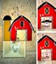 SWITCHABLES SW-134 - ANIMAL BARN Stained Glass Night Light Cover - Night Light Fixture Sold Separately