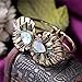 Lares Domi Vintage Gold-tone Crystal Incrusted Simulated Emerald - Opal Inlay Elegant Palm Leaf Bracelet