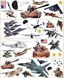 Brewster ST96411 Military Wall Decals