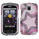 Rhinestones Protector Case for LG Optimus T P509, Phoenix P505, Thrive P506 ....