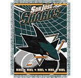 San Jose Sharks Game-Time Woven Jacquard Throw