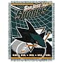 San Jose Sharks Game-Time Woven Jacquard Throw