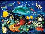 Clementoni 39186.8 - Puzzle Magic 3D 1000 teilig Dolphin Reef