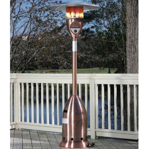 Fire Sense Deluxe Patio Heater, Copper Finish