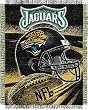 Jacksonville Jaguars Spiral Series Jacquard Throw Blanket - NFL Football Fan Shop Team Merchandise