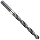 Dormer A191 High Speed Steel Jobber Length Drill Bit Set with Plastic Case, Black Oxide Finish, 118 Degree Conventional Point, Metric, 19 piece, 1.0 mm to 10.0 mm in 0.5 mm Increments