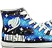 Fairy Tail Anime Logo Cosplay Shoes Canvas Shoes Hand-painted Shoes Sneakers Luminous