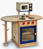 All in one toy cooker unit (wooden)