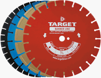 Target Banner Line Blade-BLUE 200B-Blade Size:14 x .110 x 1.
