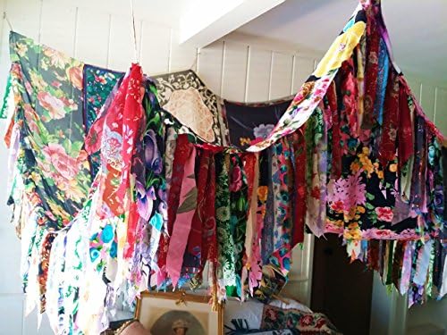 IN STOCK! Ships Same Day you Pay!..Boho Bed canopy Hippie Hippiewild Bohemian Hippy scarves Gypsy hippie canopies wall Decor curtain photo backdrop Fringe Floral Rose Shabby Chic