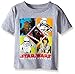 STAR WARS Little Boys' Five Piece Tee, Heather Grey, 5