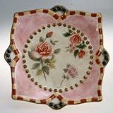 FANTASIA DESSERT PLATE - 8 SQUARE DESSERT PLATE, FANTASIA COLLECTION