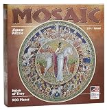 Mosaic Helen of Troy 500 Piece Round Puzzle