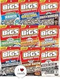 Bigs Sunflower Seed Flavor Variety Pack 9 bags (5.35oz each) includes bonus Magnet