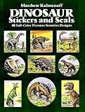 Dinosaur Stickers and Seals: 48 Full-Color Pressure-Sensitive Designs