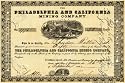 Art Poster, The Philadelphia and California Mining Company - 27.5 x 18.75