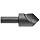 Chicago Latrobe 209SF High-Speed Steel Countersink, Black Oxide Finish, 1/2" Shank Dia, 1.0000" Point Dia, 90 Degree Point Angle