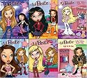 Lil' Bratz 7 Piece Paper Dolls & Coloring Books Pack with Crayons