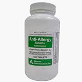 Chlorpheniramine Maleate Anti - Allergy Tablets, 4 Mg - 1000 Each