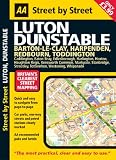 AA Street by Street Luton, Dunstable: Midi