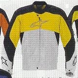 ALPINESTARS T-STUNT 2 AIR-FLO TEXTILE JACKET YELLOW XS 330156-50-XS
