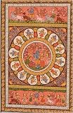 Original Art of India Home Decor Patachitra Paintings Organic Color on Paper 10.5 x 15.5 inches (pata209)