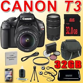 2013 Online Camera Shop : Canon EOS Rebel T3 12.2 MP CMOS Digital SLR Camera with EF-S 18-55mm f/3.5-5.6 IS II Zoom Lens & EF 75-300mm f/4-5.6 III Telephoto Zoom Lens + 32GB Deluxe Accessory Kit On Amazon 2013 Online Camera Shop : Canon EOS Rebel T3 12.2 MP CMOS Digital SLR Camera with EF-S 18-55mm f/3.5-5.6 IS II Zoom Lens & EF 75-300mm f/4-5.6 III Telephoto Zoom Lens + 32GB Deluxe Accessory Kit On Amazon