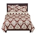 Havana Stripe 300Tc Duvet Set - Spice
