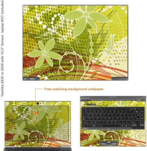 Matte Decal Skin Sticker (Matte finish) for Toshiba Portege Ultrabook Z830 &amp; Z835 with 13.3" screen case cover Matt_Z830-14