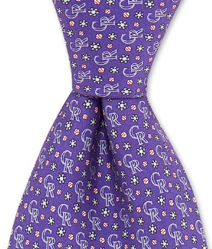 MLB Colorado Rockies Neck Tie