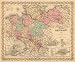 Colton 1881 Antique Map of Northern Germany - $169