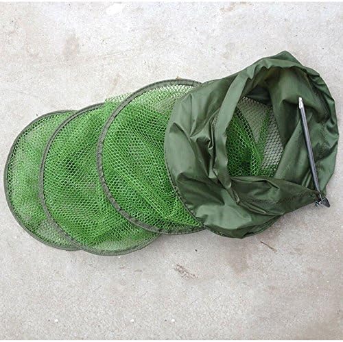 Nets Wide 25cm 3 Layers With bag Frofessional Foldable Fishing Net Happy fishing time nets hunting Fishing Size(25*150cm)