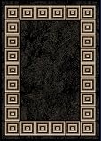 7'8" x 10'4" Rectangular Home Dynamix 11021-450 Black Color Machine Made Turkish "Optimum Collection" Rug