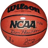 1966 Texas Western Team Autographed NCAA Basketball LE of 166