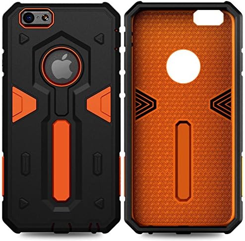 iPhone 6S Plus Case, Ovis Tough Shockproof Armor Hybrid Rugged Protective Case For Apple iPhone 6S Plus 5.5 inch - Orange