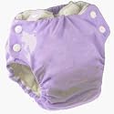 SwaddleBees Snap AIO (All In One) Cloth Diaper (Small, Periwinkle)