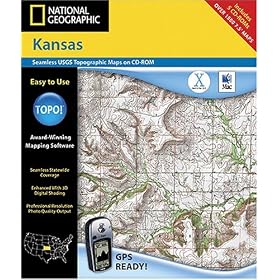 National Geographic TOPO Map of Kansas (Mac)