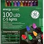 100 LED C-5 Holiday Christmas Lights (MULTI Color)